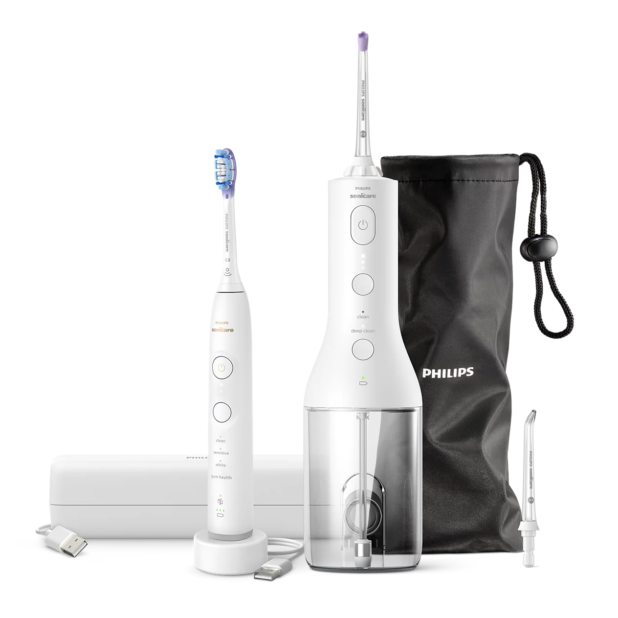 Зъбен душ Philips Sonicare Cordless Power Flosser 3000 HX3887/41