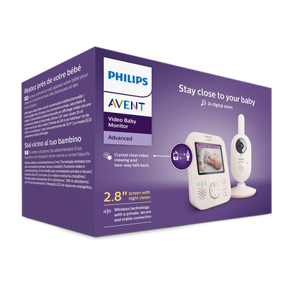 Цифров видео бебефон Philips Avent Video Baby Monitor SCD881/26
