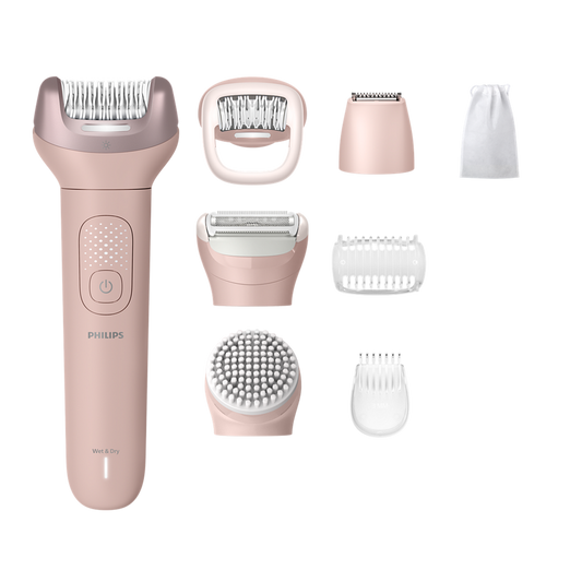 100% водоустойчив безжичен епилатор Philips 9000 BRE719/00