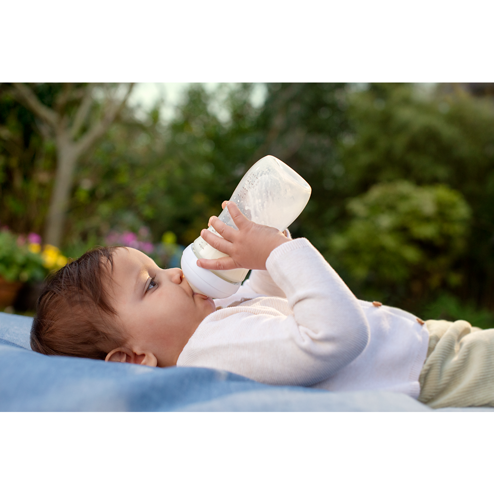 Бебешка бутилка Philips Avent Natural Response - Flow, 2 броя SCY906/02