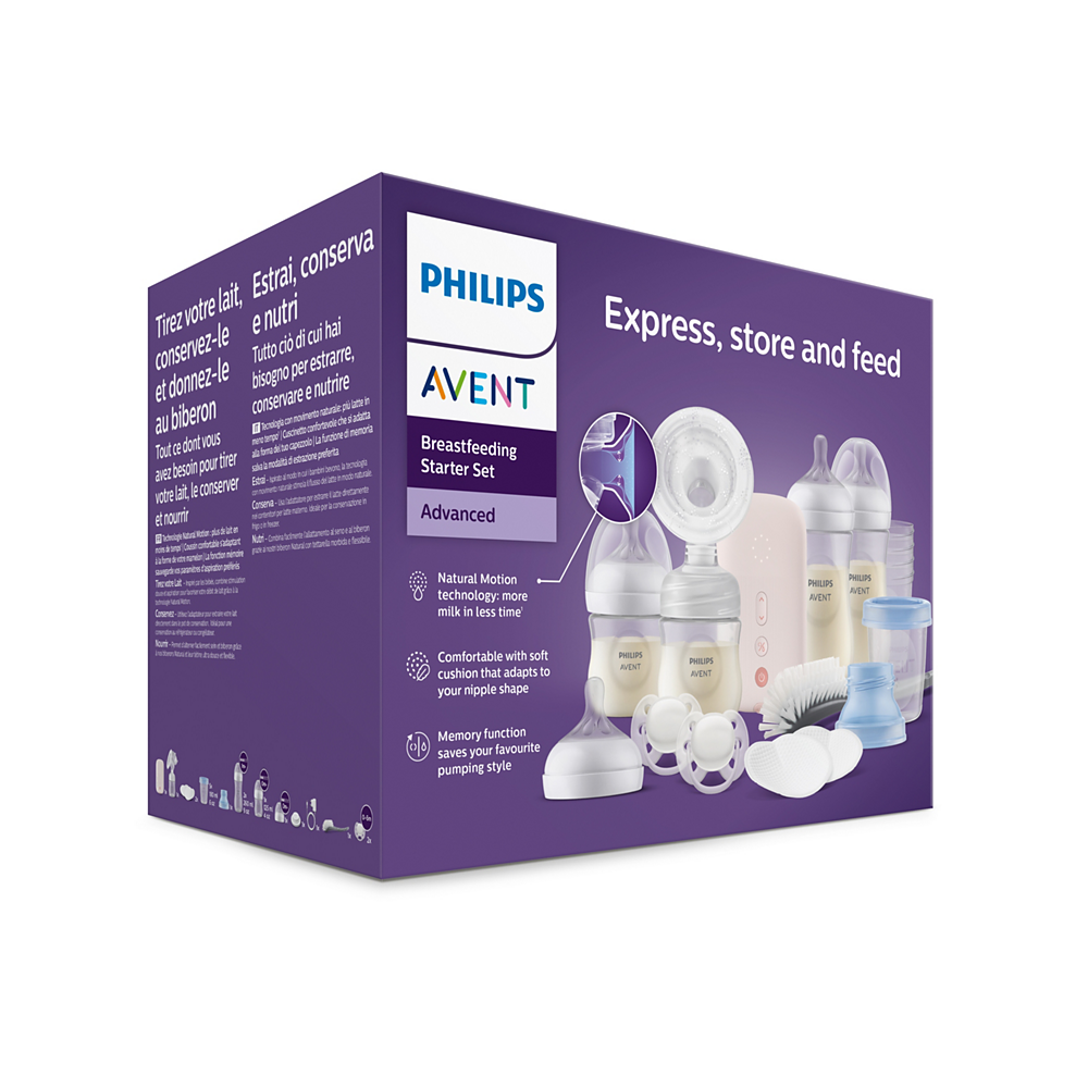 Електрическа помпа за кърма Philips Avent SCD340/31, Подаръчен комплект