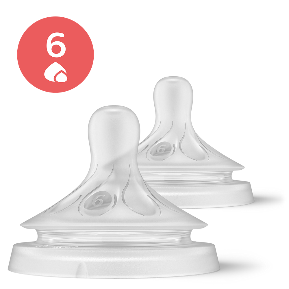 Биберон Philips Avent Natural SCY966/02, 6м.+, 2 броя