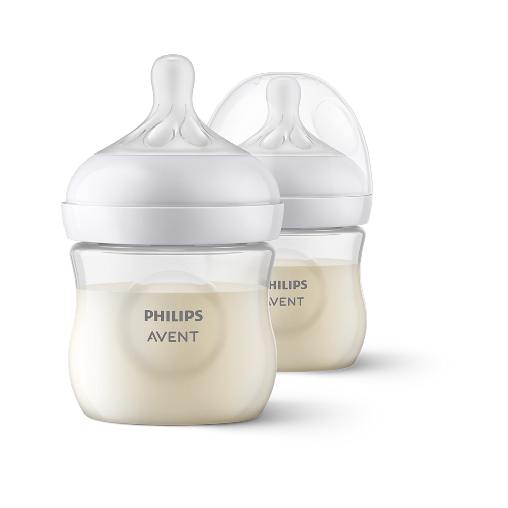 Бебешка бутилка Philips Avent Natural Response, 125 мл., 2 броя SCY900/02
