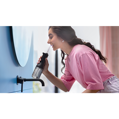 Зъбен душ и звукова четка за зъби и Philips Sonicare DiamondClean 9000, черна HX3886/43