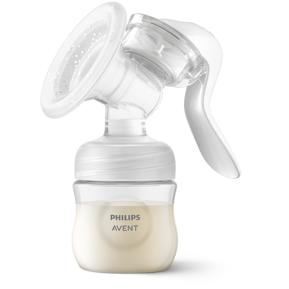 Комплект за кърмене с ръчна помпа за кърма и стерилизатор за бутилки Philips Avent SCD430/50