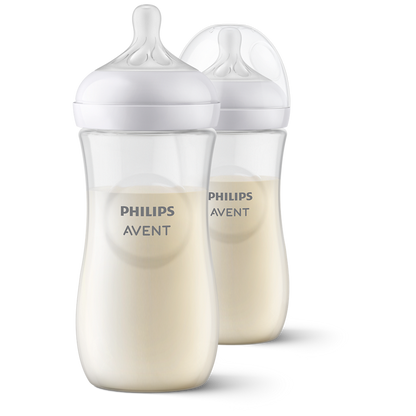 Бебешка бутилка Philips Avent Natural Response - Flow, 2 броя SCY906/02