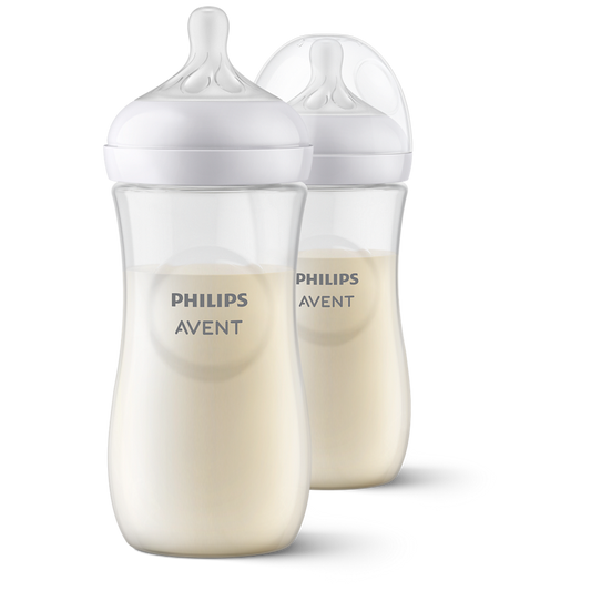 Бебешка бутилка Philips Avent Natural Response - Flow, 2 броя SCY906/02
