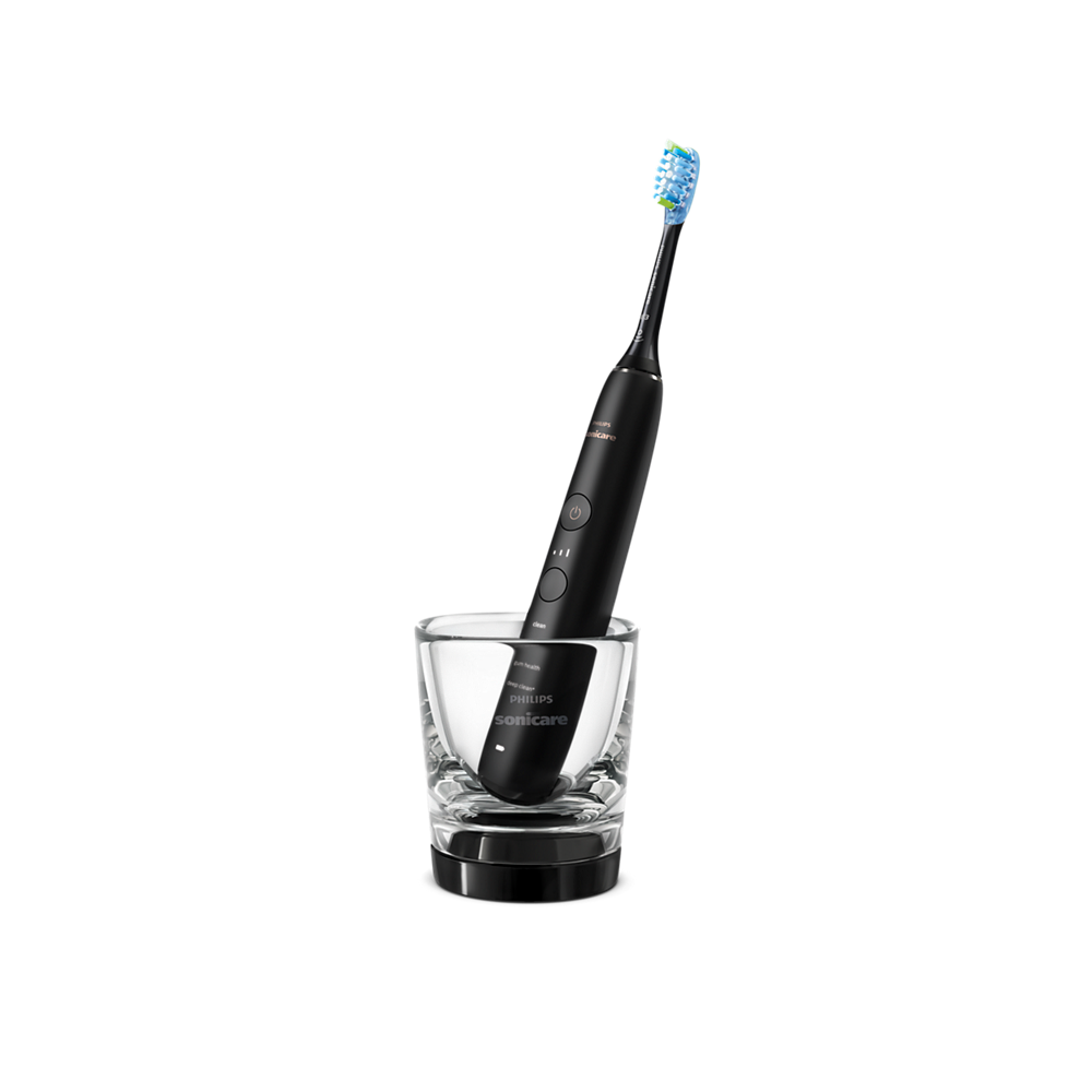 Звукова четка за зъби Philips Sonicare DiamondClean 9000, черна и бяла, 1+1 HX9914/57