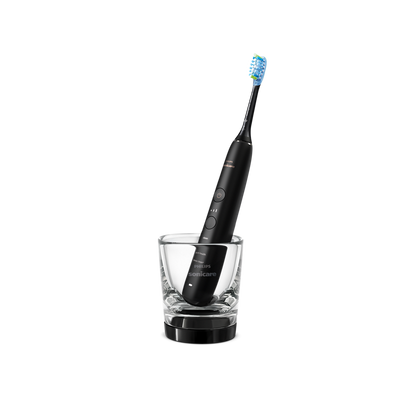 Звукова четка за зъби Philips Sonicare DiamondClean 9000, черна и бяла, 1+1 HX9914/57