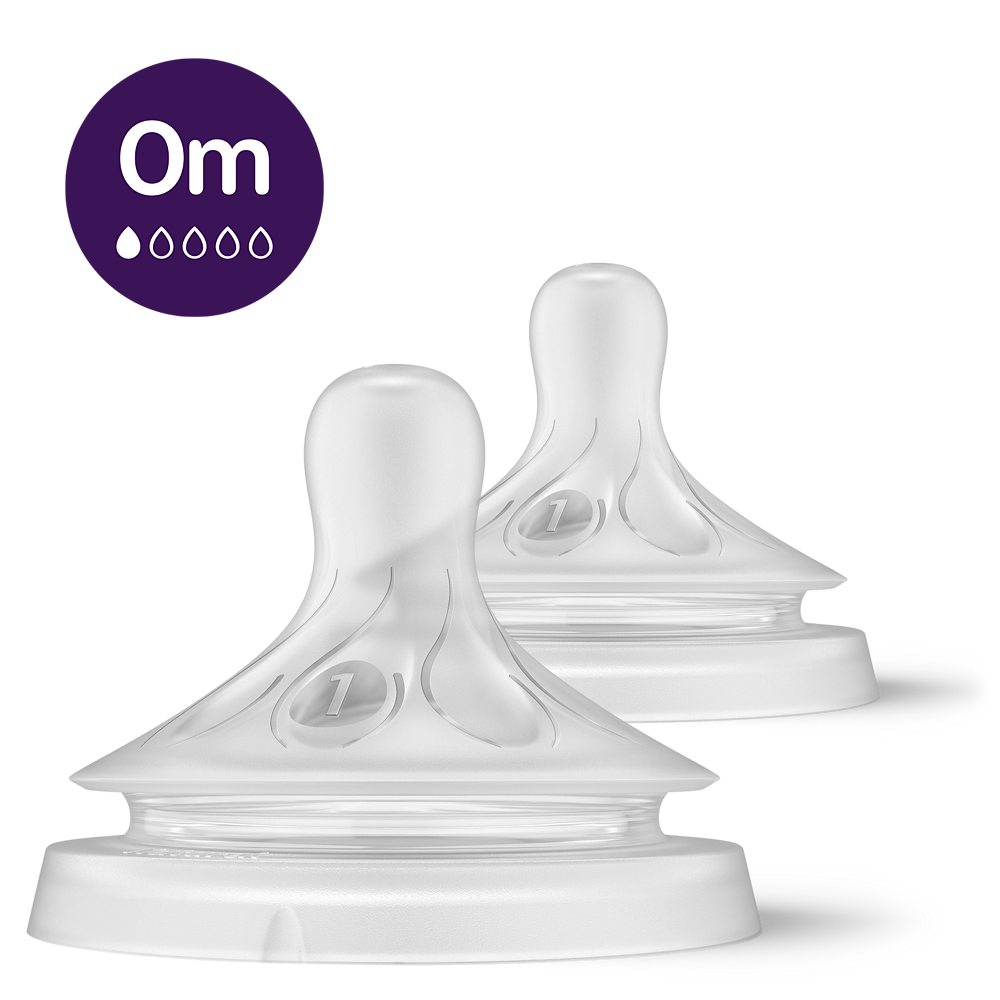 Биберон Philips Avent Natural SCY961/02, 0 м., 2 броя