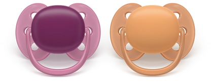 Philips Avent Pacifier Ultra Soft SCF093/03, 18+ м., 2 броя
