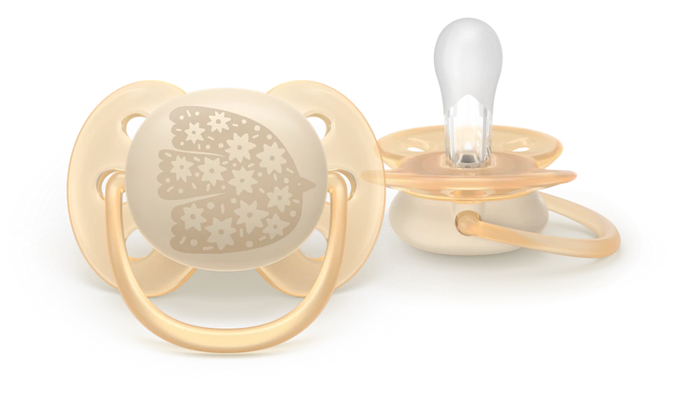 Philips Avent Pacifier Ultra Soft SCF091/41, 0-6 м., 2 броя