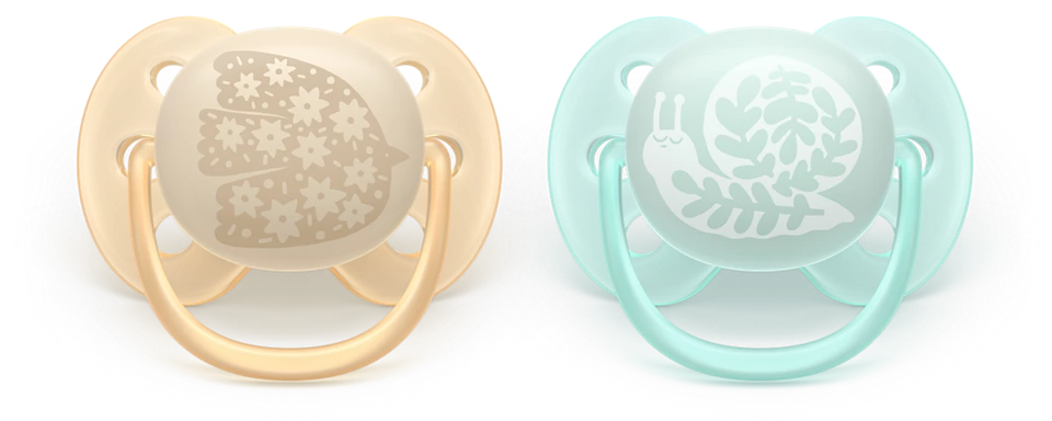 Philips Avent Pacifier Ultra Soft SCF091/41, 0-6 м., 2 броя