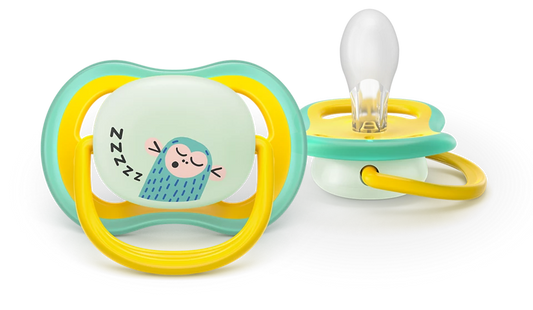 Philips Avent Pacifier Ultra Air NightTime SCF376/32, 18+ м., 2 броя