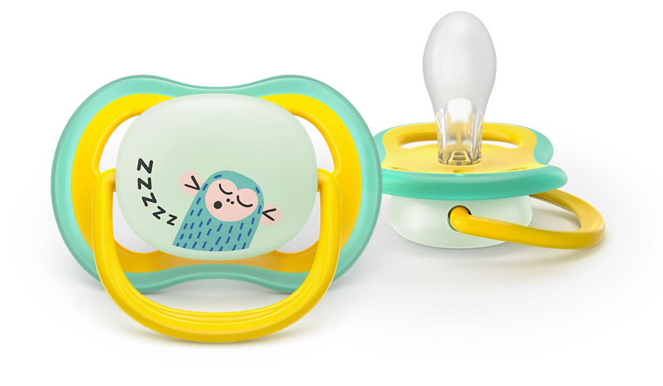 Philips Avent Pacifier Ultra Air NightTime SCF376/32, 18+ м., 2 броя