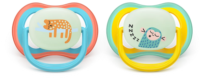 Philips Avent Pacifier Ultra Air NightTime SCF376/32, 18+ м., 2 броя