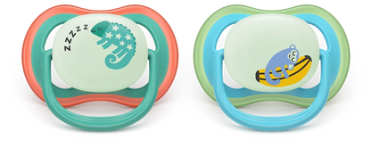 Philips Avent Pacifier Ultra Air NightTime SCF376/28, 6-18 м., 2 броя