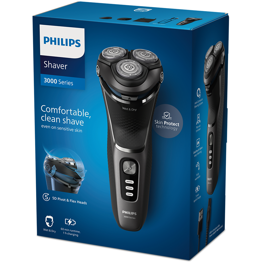 Електрическа самобръсначка Philips Series 3000   S3343/13
