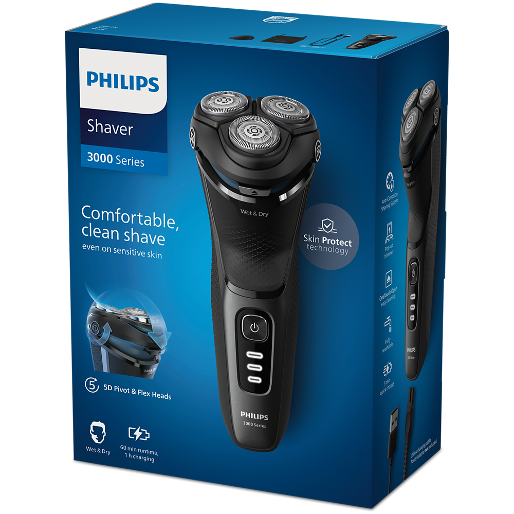 Електрическа самобръсначка Philips Series 3000  S3244/12