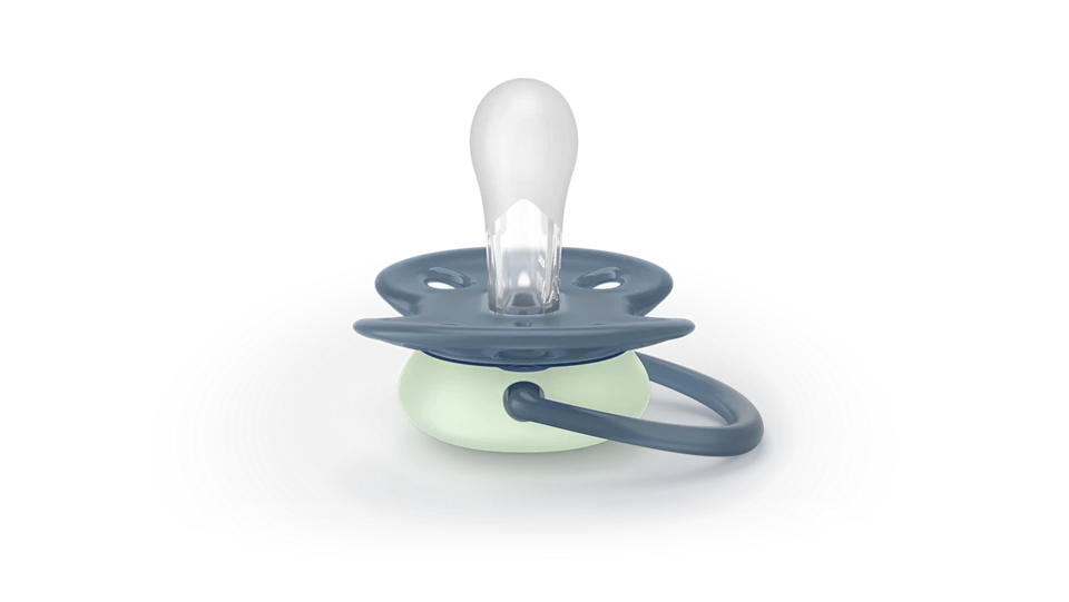 Philips Avent Pacifier Ultra Soft NightTime SCF094/03, 6-18 м., 2 броя