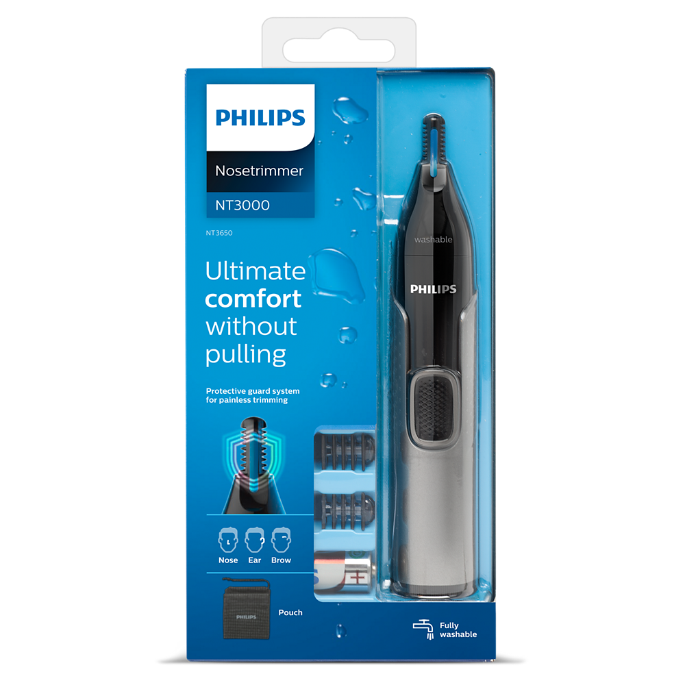Тример за нос, уши и вежди Philips Series 3000 NT3650/16