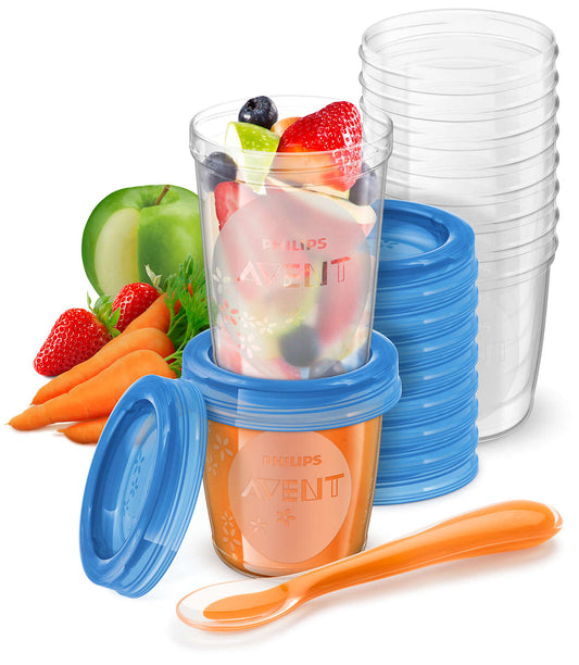 Чашки за съхраняване на храна Philips Avent, 10 броя SCF721/20
