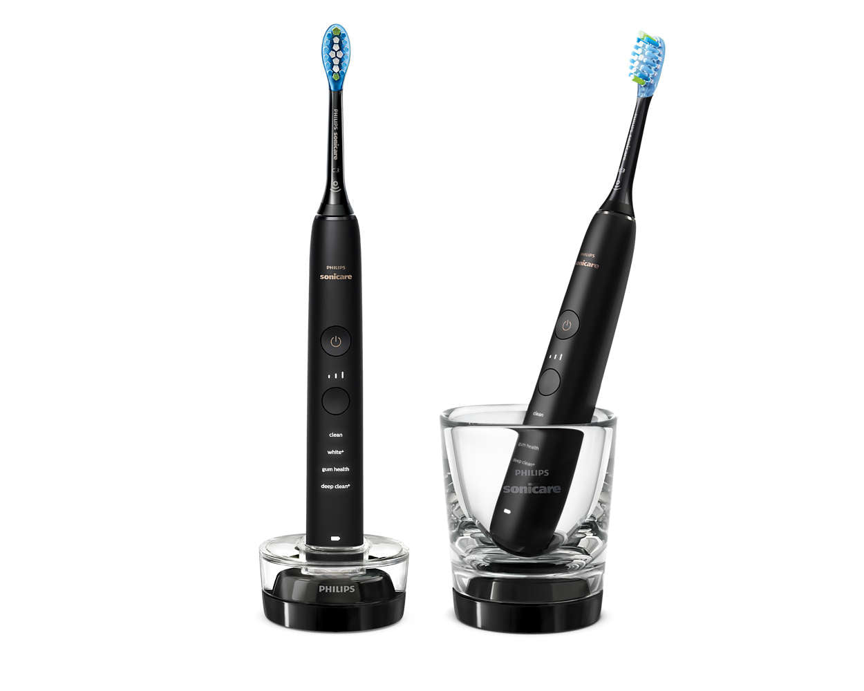 Звукова четка за зъби Philips Sonicare DiamondClean 9000, 1+1, черна HX9914/54