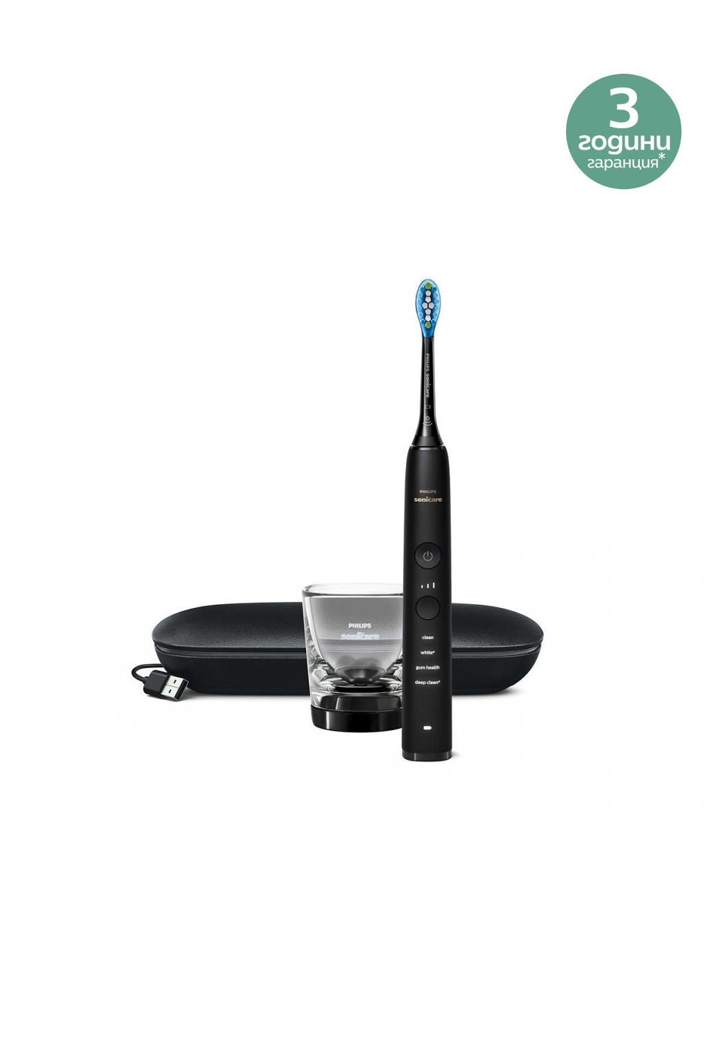 Звукова четка за зъби Philips Sonicare DiamondClean New Generation, черна HX9911/09