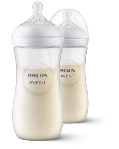 Бебешка бутилка Philips Avent Natural Response - Flow, 2 броя SCY906/02