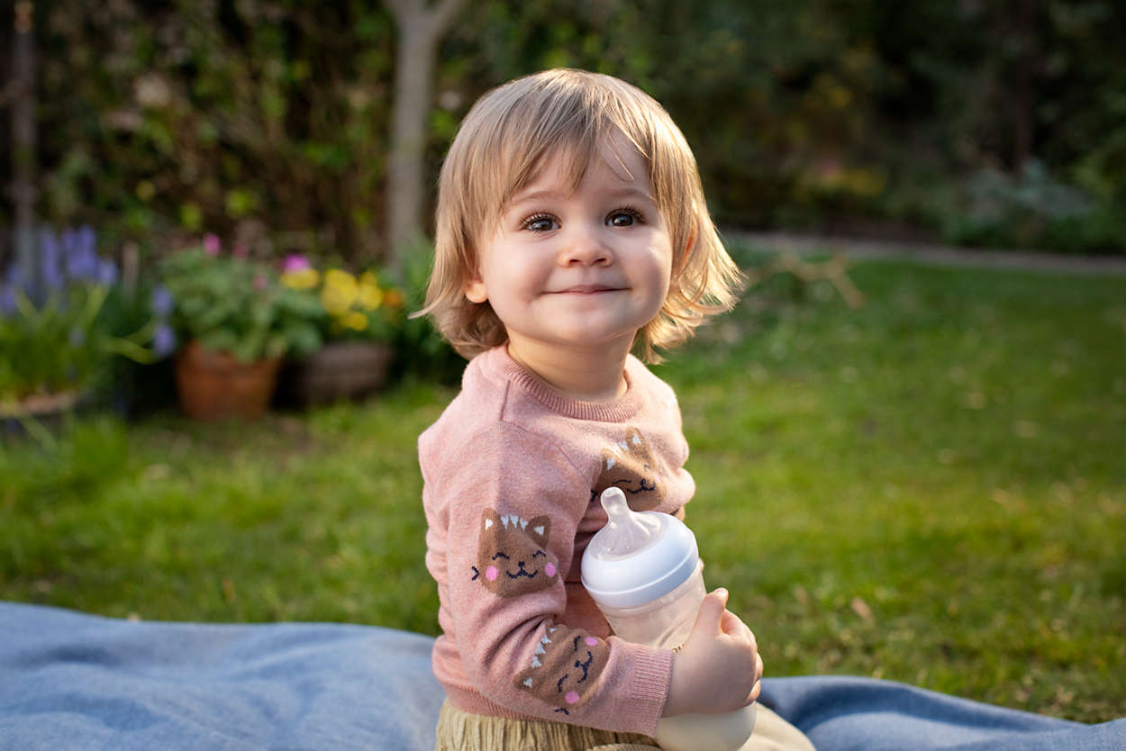 Бебешка бутилка Philips Avent Natural Response - Flow, 2 броя SCY906/02