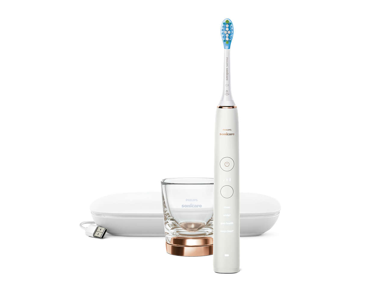 Звукова четка за зъби Philips Sonicare DiamondClean New Generation, бяла HX9911/94