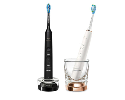 Звукова четка за зъби Philips Sonicare DiamondClean 9000, черна и бяла, 1+1 HX9914/57