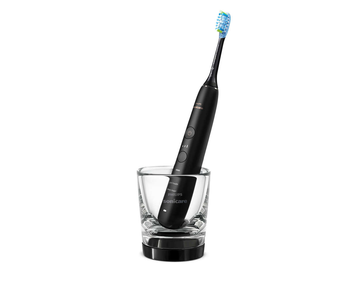 Звукова четка за зъби Philips Sonicare DiamondClean 9000, черна и бяла, 1+1 HX9914/57