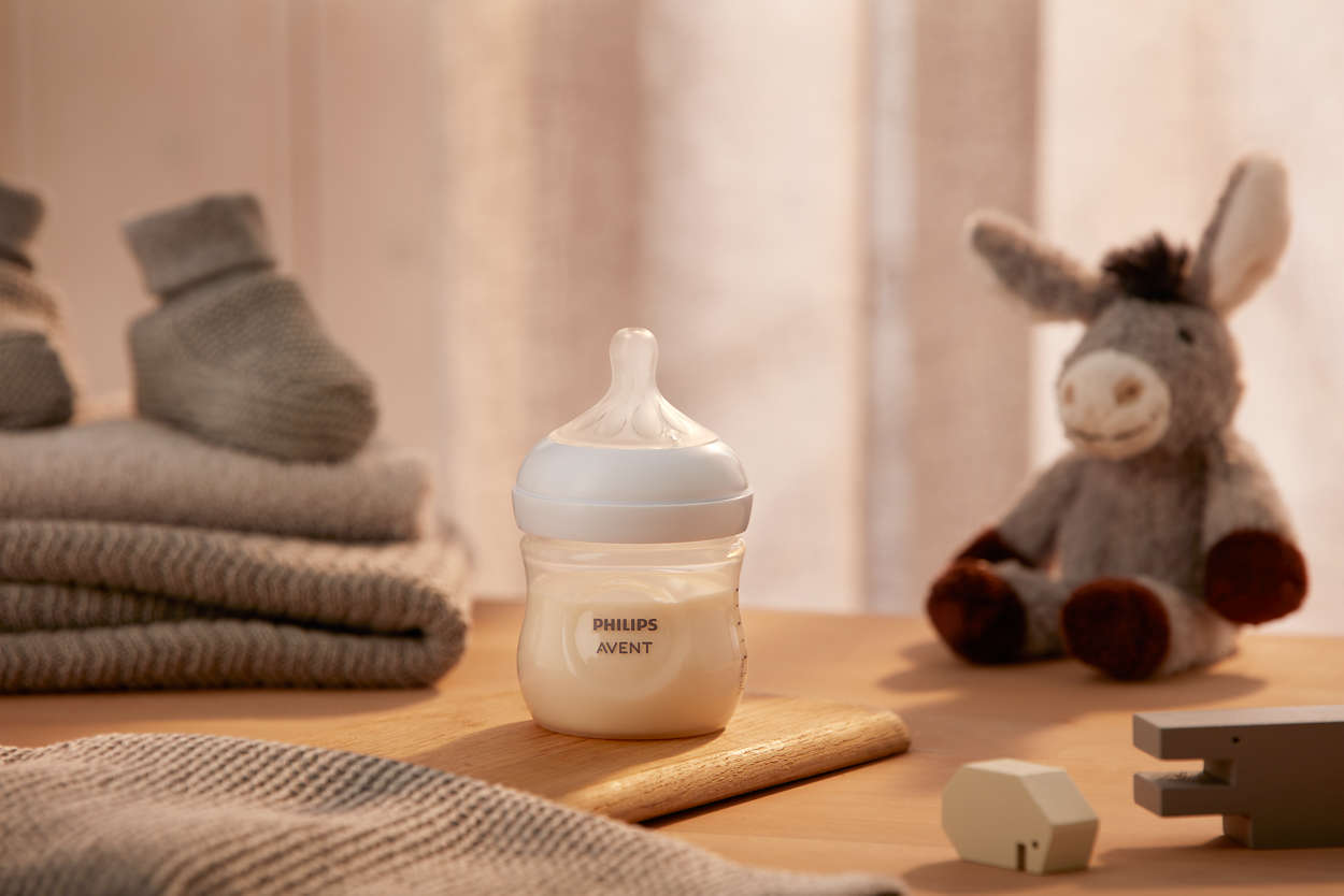 Бебешка бутилка Philips Avent Natural Response, 125 мл., 2 броя SCY900/02
