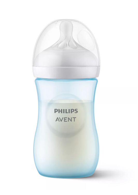Бебешка бутилка Philips Avent Natural Response, синя SCY903/21