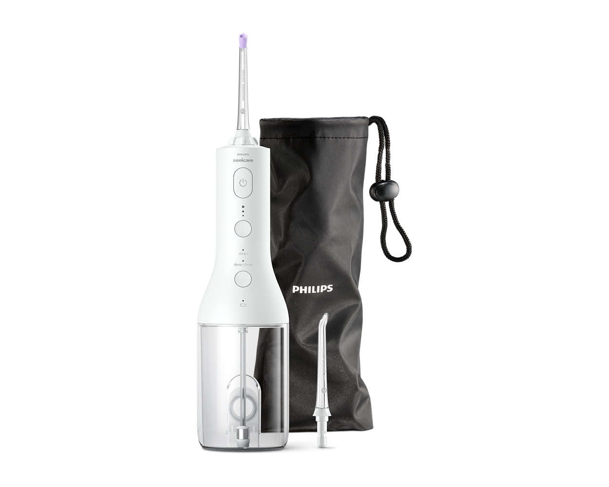 Зъбен душ Philips Sonicare, бял HX3826/31