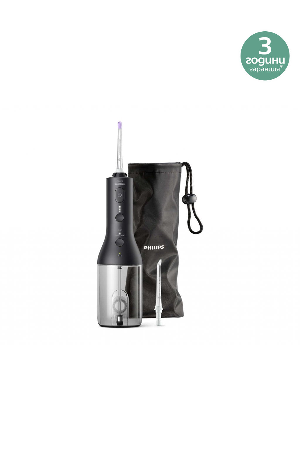 Зъбен душ Philips Sonicare, черен HX3826/33