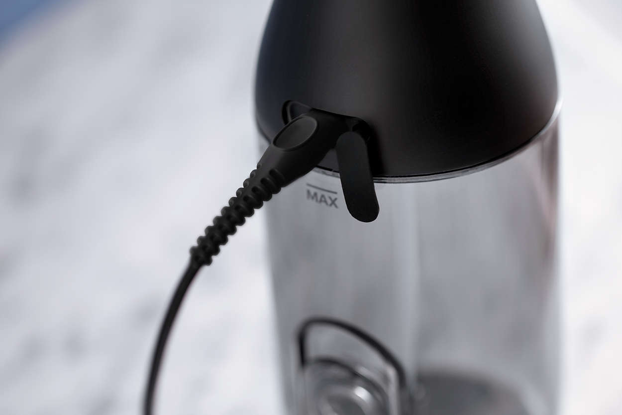 Зъбен душ и звукова четка за зъби и Philips Sonicare DiamondClean 9000, черна HX3886/43