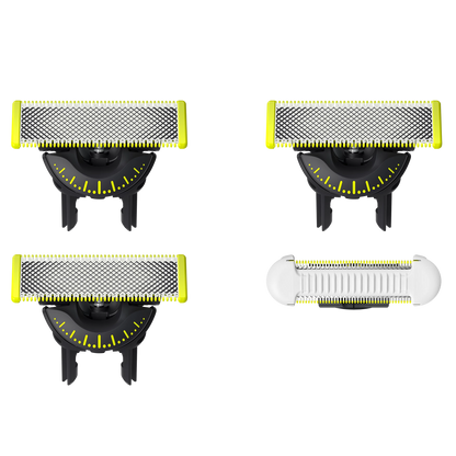 Пакет: 3x 360 + 1x ножче SkinProtect за Philips OneBlade QP949/50