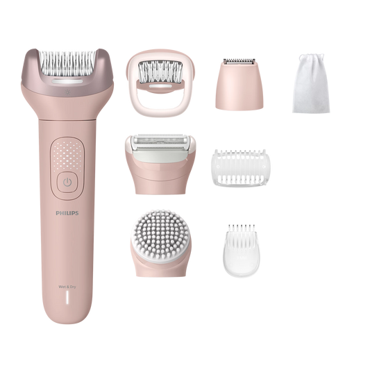 100% водоустойчив безжичен епилатор Philips 9000 BRE719/00