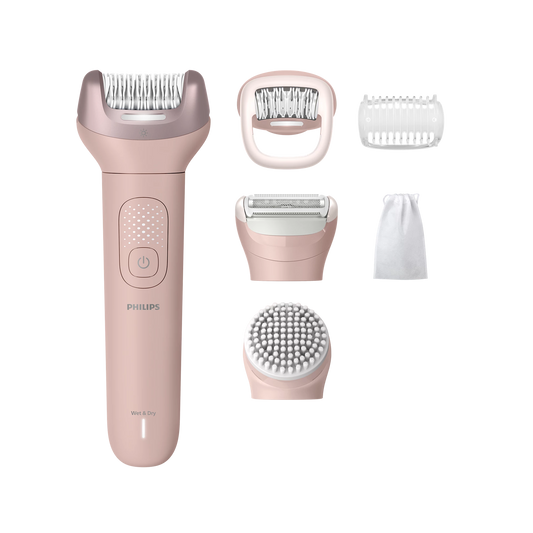 Безжичен епилатор, мокър и сух, Philips 9000 BRE718/00