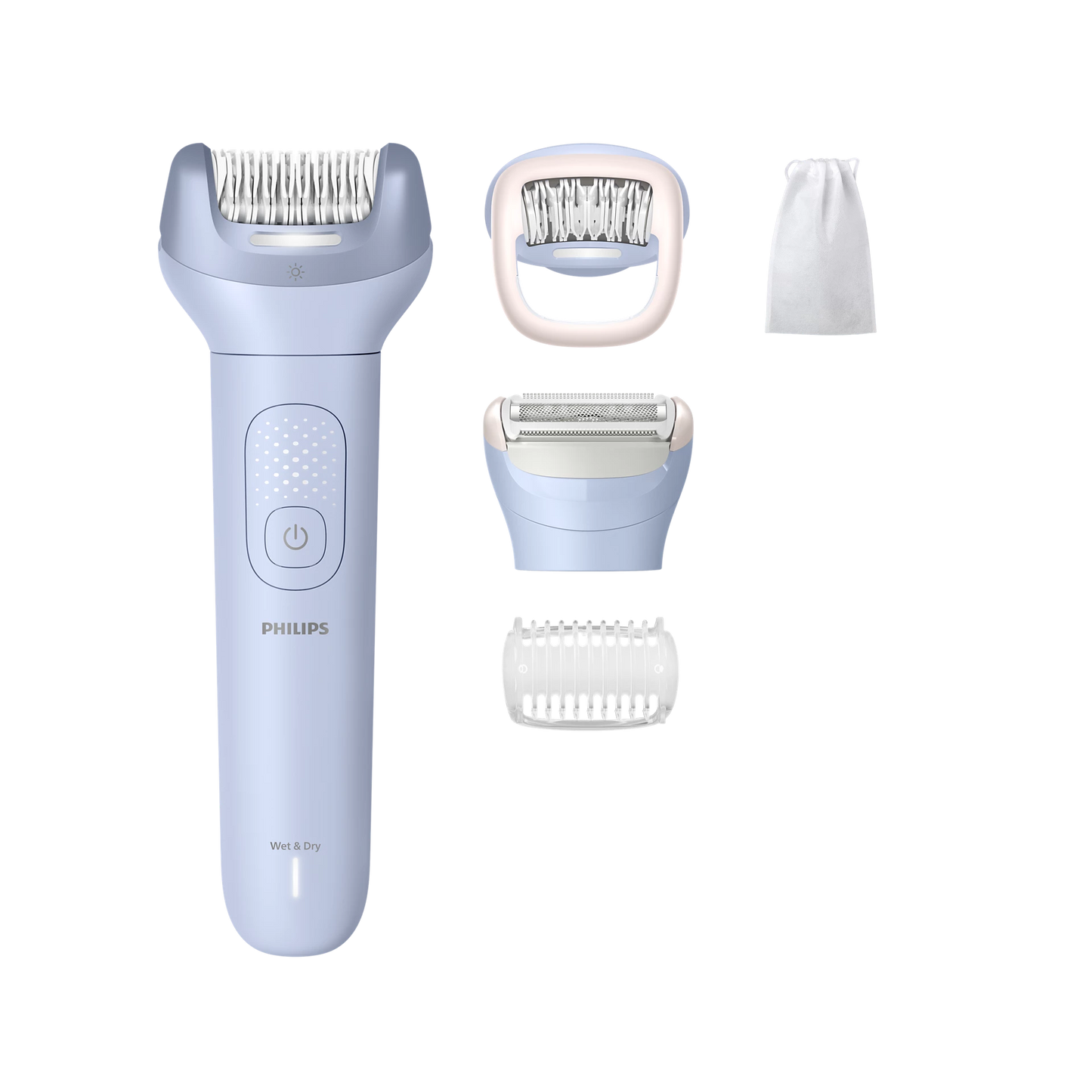 Безжичен епилатор, мокър и сух Philips 8000 BRE709/00