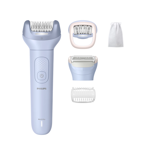 Безжичен епилатор, мокър и сух Philips 8000 BRE709/00
