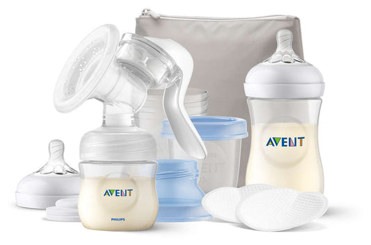 Комплект за кърмене с ръчна помпа за кърма Philips Avent SCF430/16
