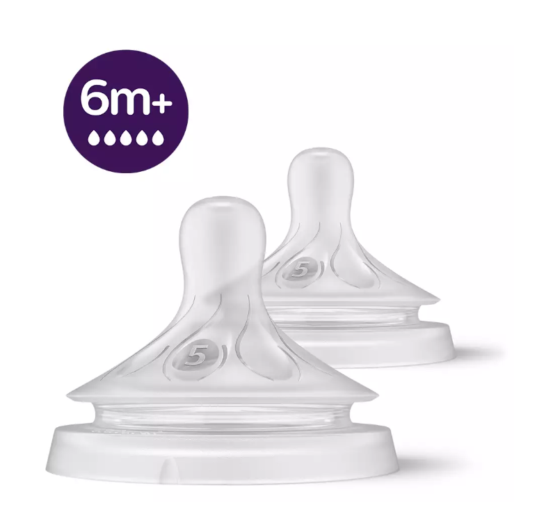 Биберон Philips Avent Natural SCY965/02, 6м.+, 2 броя