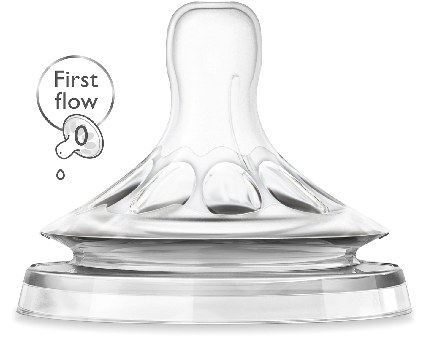 Биберон Philips Avent Natural First Flow SCF657/27, 0м.+, 2 броя