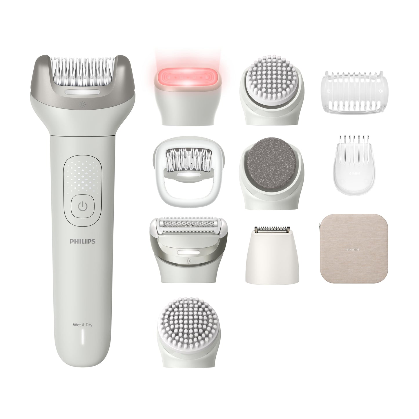 Епилатор за използване на мокро и сухо Philips Epilator Series 8000 BRE750/00