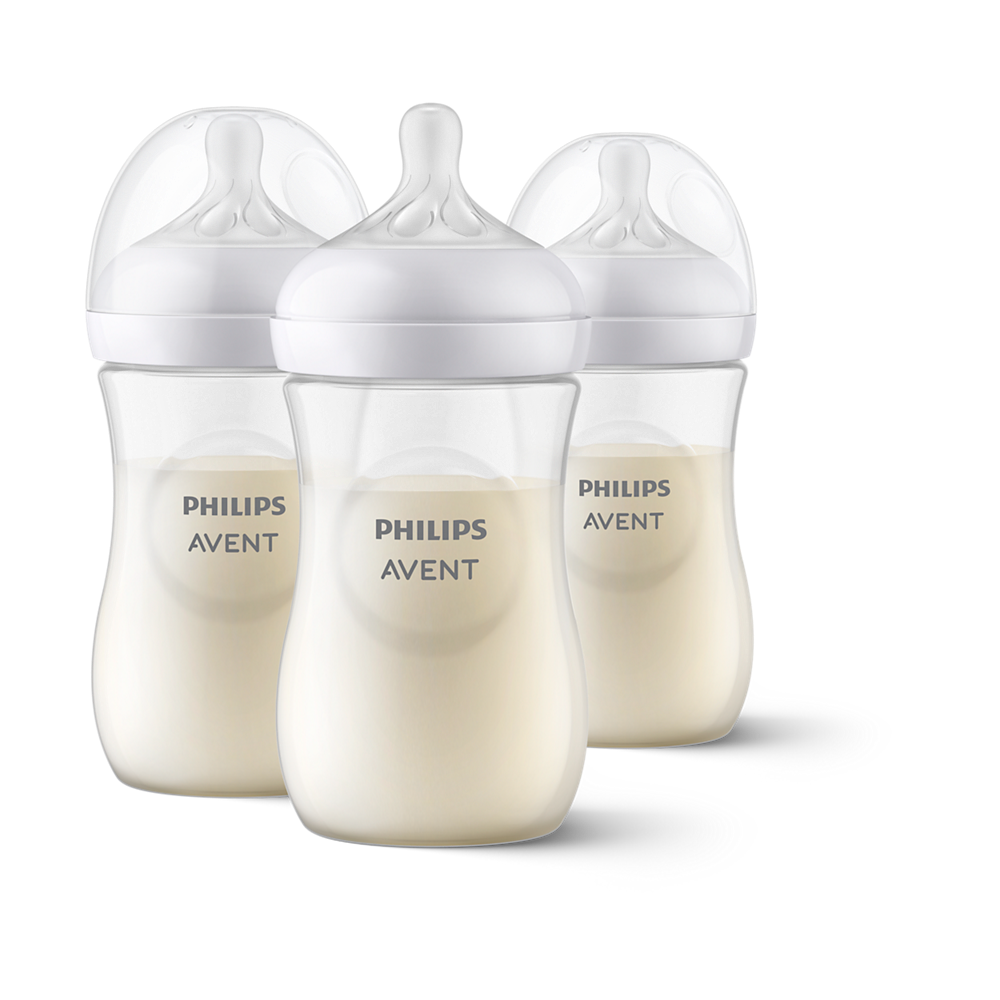 Бебешка бутилка Philips Avent Natural Response, 3 броя SCY903/03