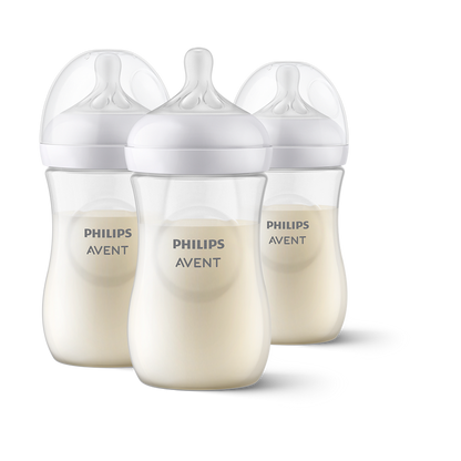 Бебешка бутилка Philips Avent Natural Response, 3 броя SCY903/03