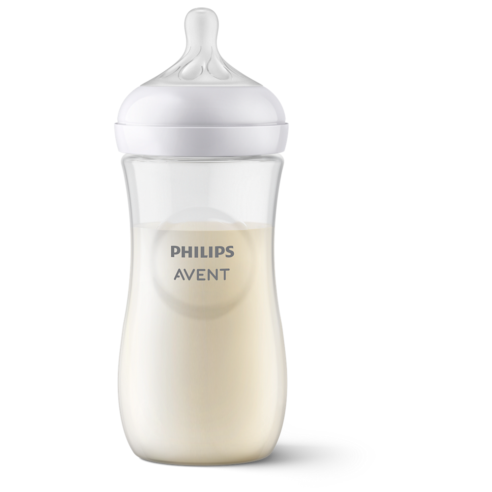 Бебешка бутилка Philips Avent Natural Response - Flow, 2 броя SCY906/02